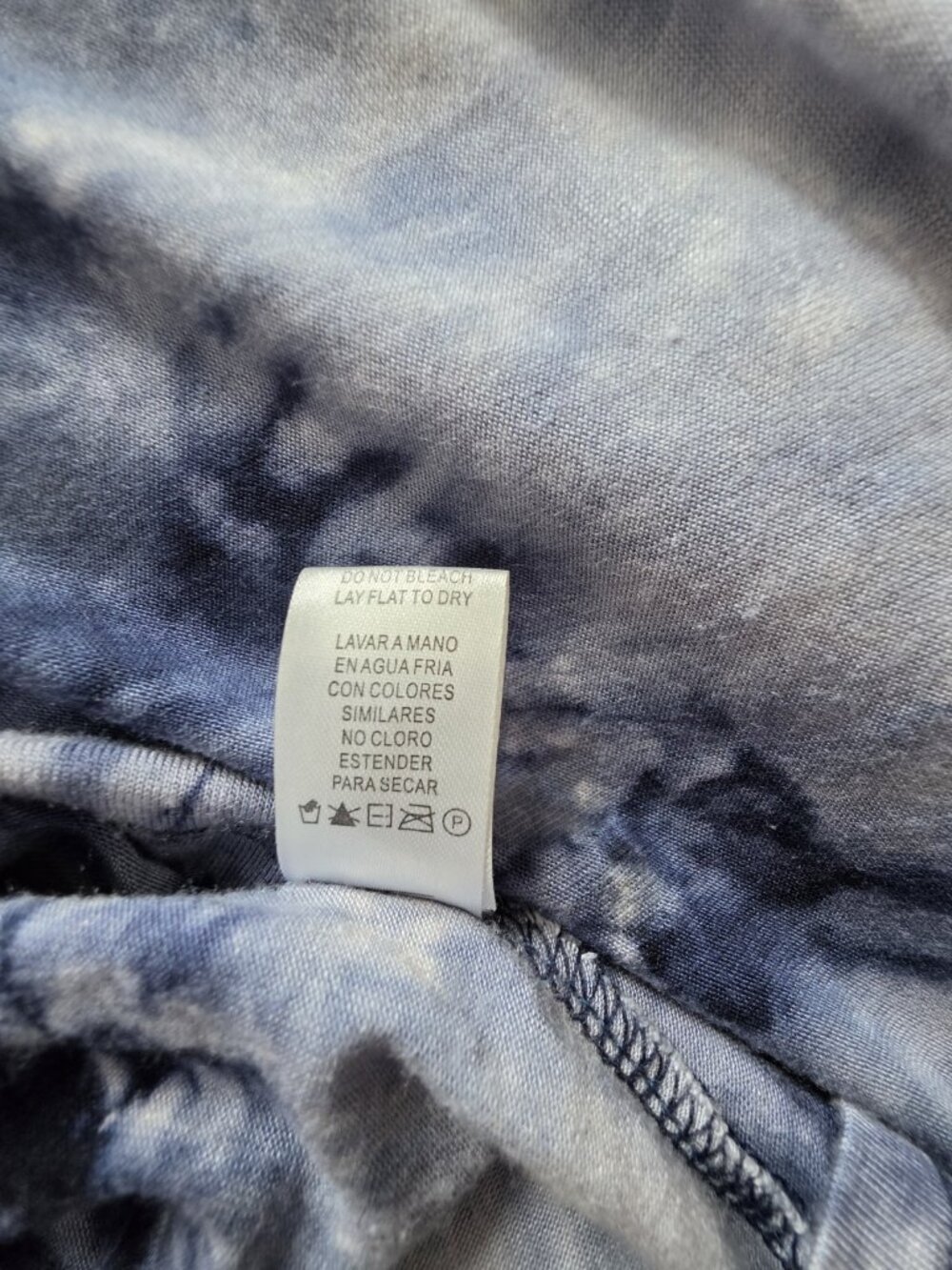 Heart Hips Blue/Gray Tie Dye Strapless Stretch Maxi Dress Womens Size S - Picture 7 of 8